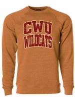 CWU Wildcats Double Arch Crew Neck