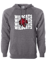 Wildcat on Repeat Gray Hood