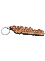 Wooden Text Key Tag