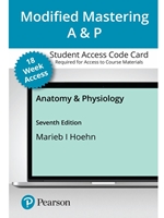 IA:BIOL 305/306: ANATOMY+PHYSIOLOGY -MOD.MASTERING (18W)