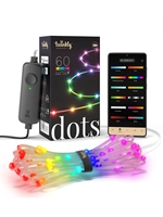 Twinkly DOTS Flexible LED String Lights - RGB 10Ft 60Ct Indoor-Clear Wire