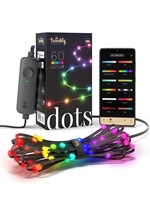 Twinkly DOTS Flexible LED String Lights - RGB 10Ft 60Ct Indoor-Black Wire