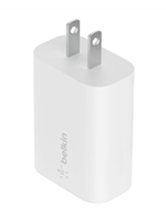 Belkin 25W Portable USB-C Wall Charger - 1xUSB-C - Fast Charging - Power Adapter - White