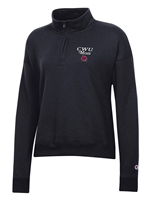Ladies Black 1/4 Zip