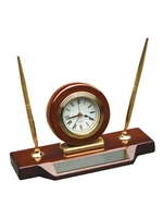 Piano Desk Clock with Pens