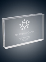 Acrylic Award Rectangle Clear