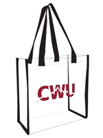 CWU Game Day Clear Tote Bag