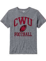 CWU Football TriBlend Tee