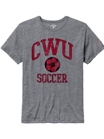 CWU Soccer TriBlend Tee