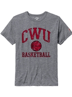 CWU Basketball TriBlend Tee
