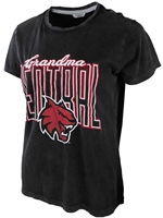 Grandma Dark Washed Black Tee