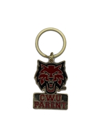 CWU Parent Brass Keychain