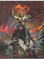 Frazetta Canvas Print 16X20 - The Berserker