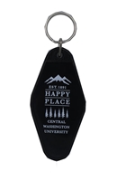 CWU Black Hotel Keychain