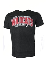 CWU Wildcats Graphite Tee