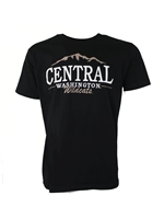 Central Glacier Mountain Black Tee