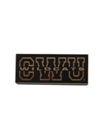 CWU Wood Block Magnet