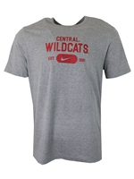 Central Wildcats Gray Nike Tee