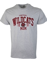 CWU Mom Gray Tee