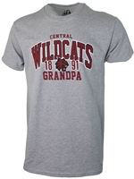 CWU Grandpa Gray Tee