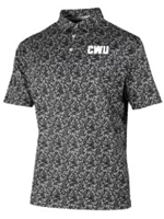 Columbia Black Floral Country Club Polo
