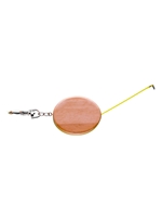 Measuring Tape Maple Keychain (Customizable)