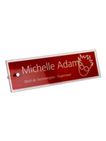 Glass Name Plate (Customizable)