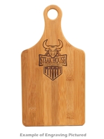 Bamboo Paddle Cutting Board 13.5x7 Engravable