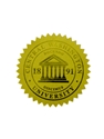 Large starburst Seal - Gold University