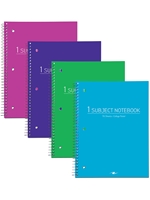 1 Subject Poly Fashion Notebook