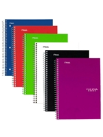 Five Star 3 Subject Spiral Notebook -- Traditional