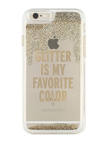 Kate Spade iPhone 6/6s Gold Liquid Glitter Case