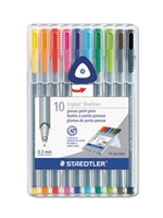 Staedtler Fineliner Triplus Pens 10 Pack