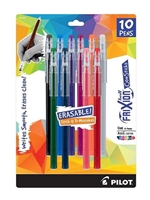Frixion Erasable Color Stick 0.7mm 10pk Pen Set
