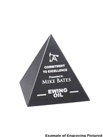 Marble Pyramid Paperweight (Customizable)