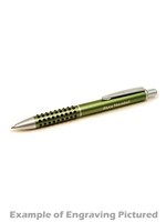 Soft Grip Green Pen (Customizable)