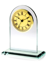 Clock Gold Glass