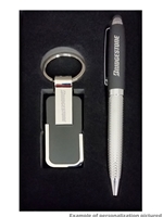 Pen and Keychain Gift Set (Customizable)