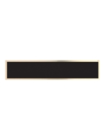 Brass Plate Black and Gold (Customizable)