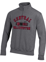 1/4 Zip Central Graphite Sweatshirt