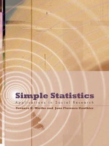 SIMPLE STATISTICS:APPL.IN SOC.RSRC-W/CD