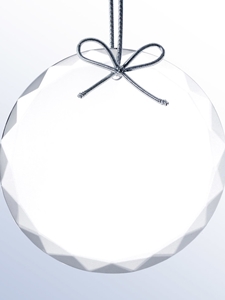Crystal Circle Ornament (Customizable)