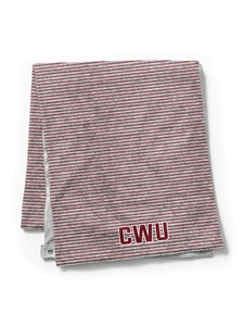 CWU Gray Snap Scarf