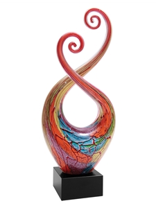 Multicolor Art Glass Award (Customizable)