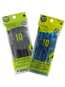 Onyx Green Gel Pens 10 Pack