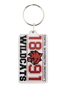 CWU Wildcats Keychain