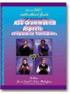 ASL GRAMMATICAL ASPECTS:CRSE.2001-TEXT