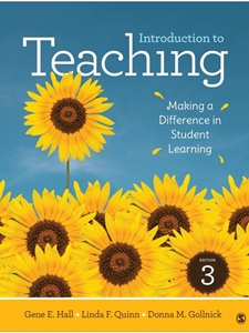 INTRO TO TEACHING: MAKING A DIFFER. IN STUDENT LEARNING