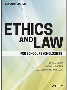 ETHICS+LAW FOR SCHOOL PSYCHOLOGISTS