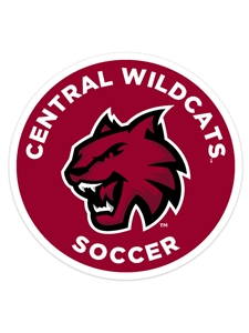 Central Wildcats Car Magnet Soccer